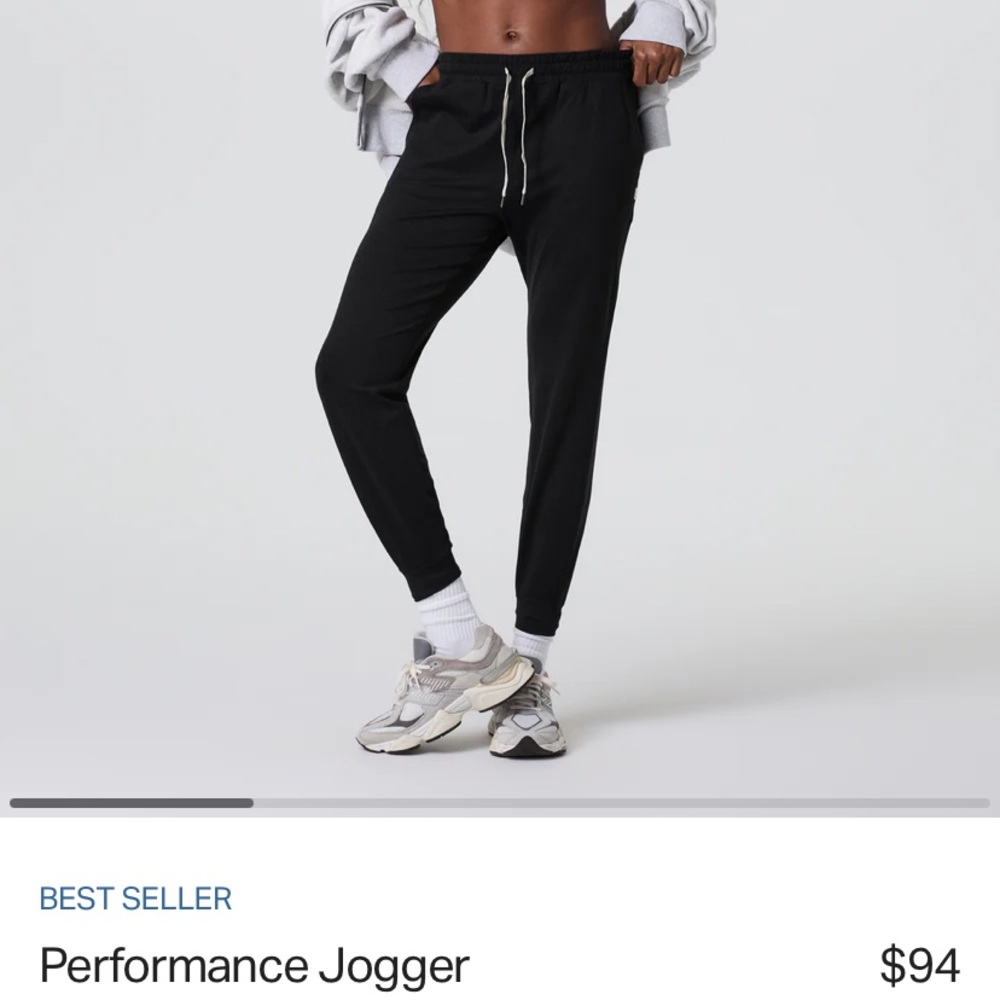 FLAWED Vuori performance jogger sz med regular length